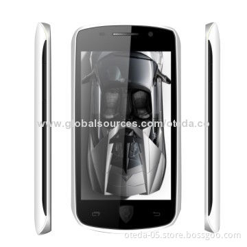 Smartphones with MTK6572W 1.3G Dual-core, Built-in Satellite Navigation GPS Chip, 3.97 Inches